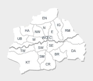 We cover all London areas within M25