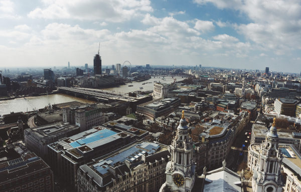 London from above